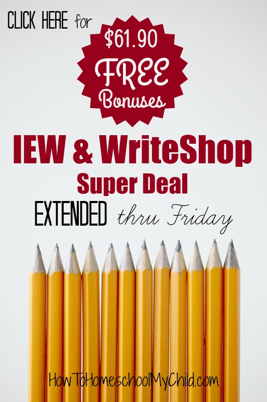 Get $61.90 FREE with this IEW Super Deal from HowToHomeschoolMyChild.com