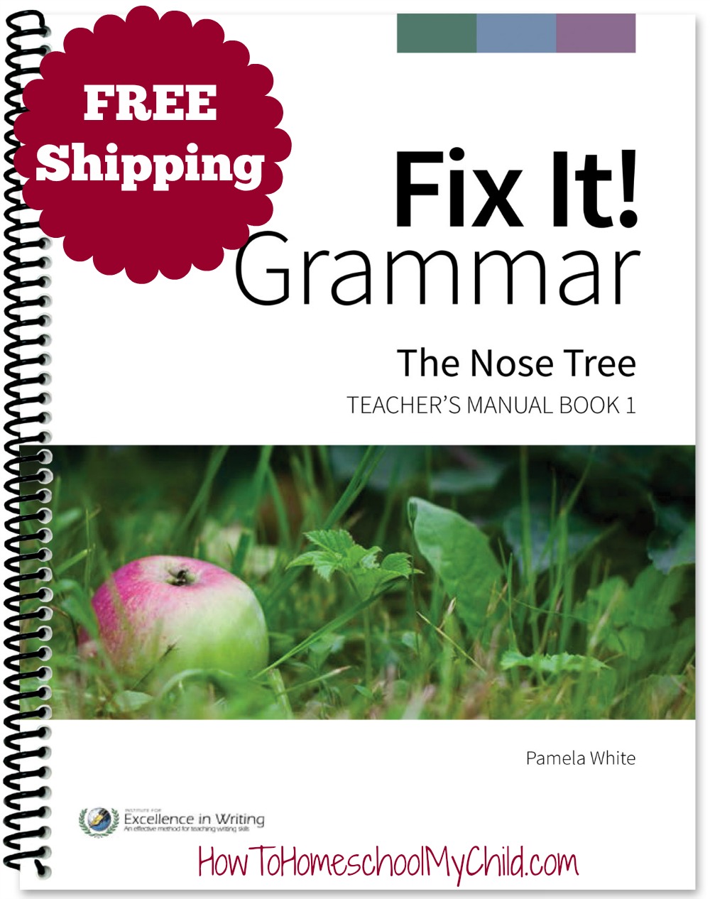 Fix It 1 - Nose Tree ~ learning English grammar the Best way from HowToHomeschoolMyChild.com