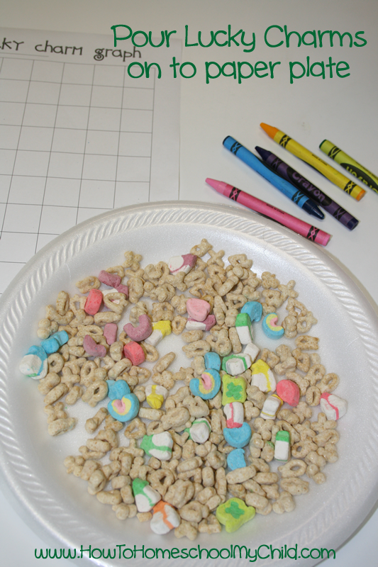 St Patricks Day Activities - Lucky Charms Graph