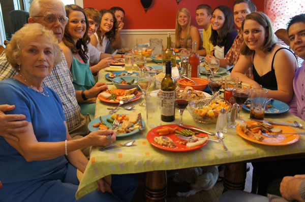 easter traditions - beck family dinner