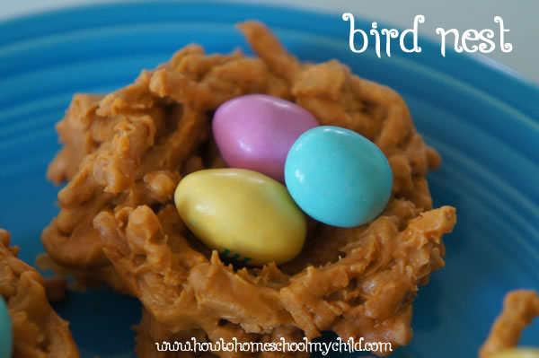 Easter Treats - Easter Birds Nests Recipe - HowToHomeschoolMyChild.com