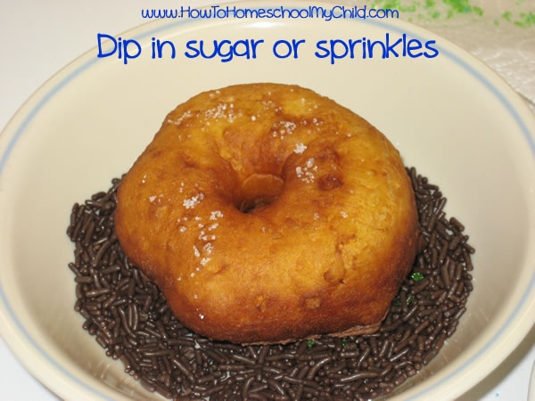 Olympic Activities for Kids - donuts dip