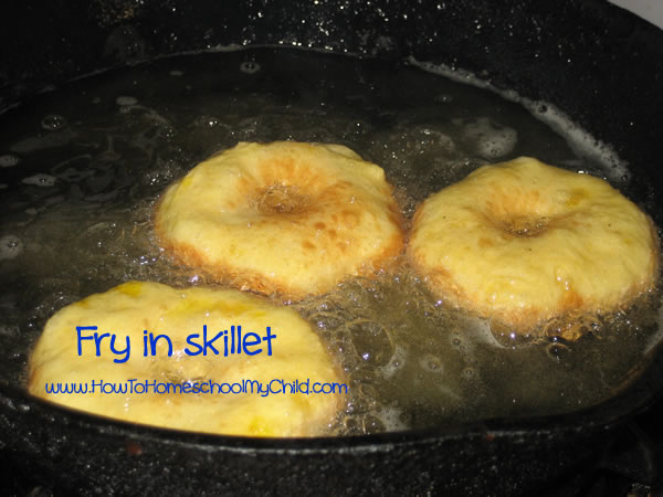 Olympic Activities for Kids - donuts fry