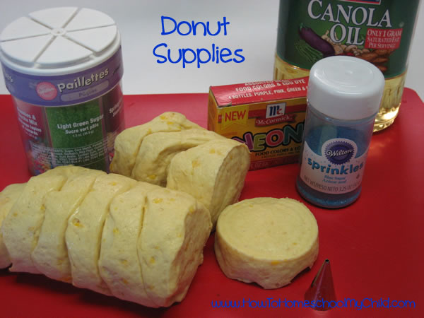 Olympic Activites for Kids - donuts supplies