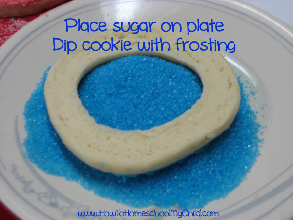 Olympic Activities for Kids - ring sugar