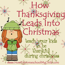 teach your kids to be thankful during christmas