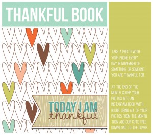 thanksgiving weekend links - 30 days of thanks - thankful book
