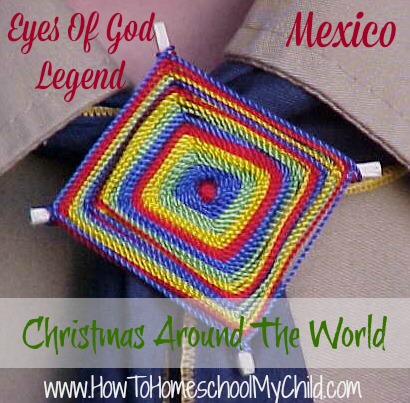 Christmas Around the World - eyes craft