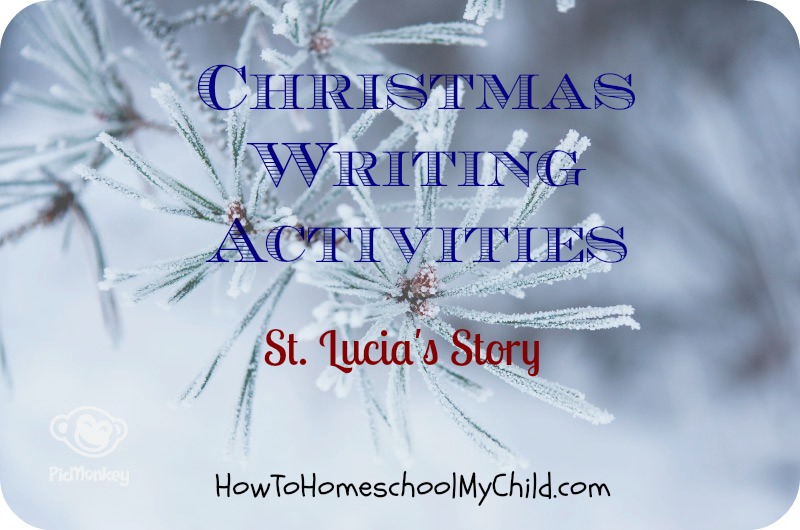 FREE Christmas Around the World with FREE St Lucia Christmas Writing Activities ~ HowToHomeschoolMyChild.com