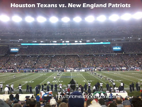 houston texans vs new england patriots 2012