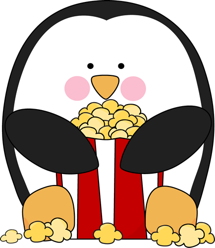 penguin-eating-popcorn