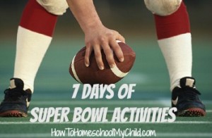 super bowl activities - 7 days of activities