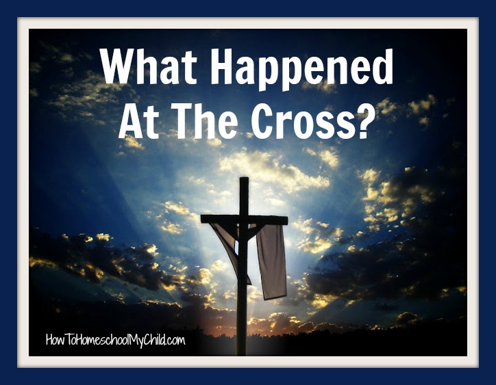 what happened with jesus on the cross ...from How to Homeschool My Child.com