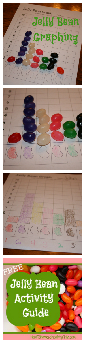 jelly bean graphing for national jelly bean day (apr 22) from How to Homeschool My Child.com