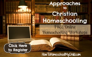 approaches to homeschooling registration from How to Homeschool My Child.com