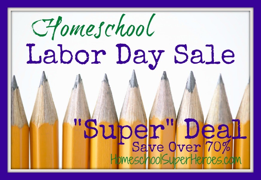 homeschool labor day super deal from HomeschoolSuperHeroes.com and HowToHomeschoolMyChild.com