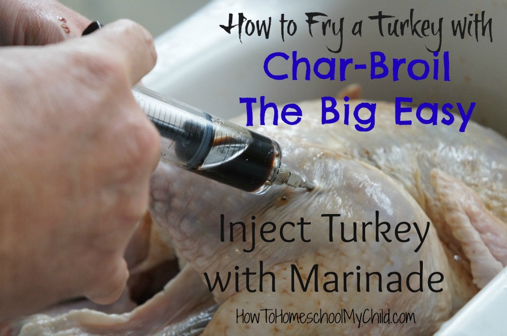 how to fry a turkey with Char-Broil The Big Easy  ~  HowToHomeschoolMyChild.com