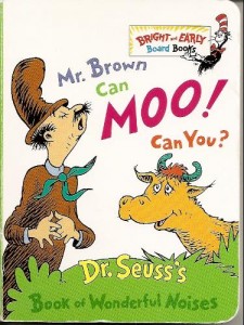 Mr. Brown Can Moo! Can You?  - Dr. Seuss activities from HowToHomeschoolMyChild.com