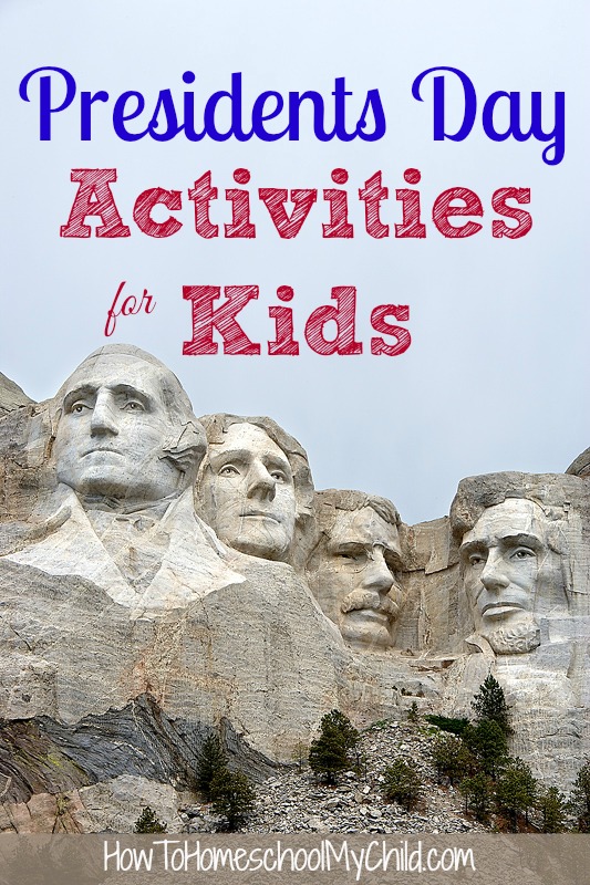 presidents day activites for kids ... FREEbies, printables, unit studies & food activities {Weekend Links} from HowToHomeschoolMyChild.com