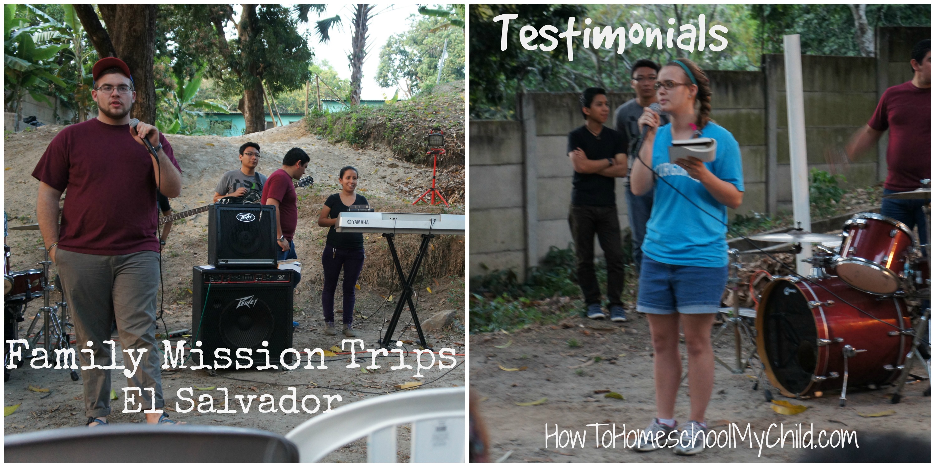 Testimonies during our Outreach of our Family Mission Trips ~ from HowToHomeschoolMyChild.com