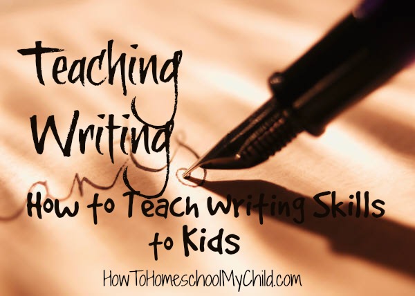 How to Teach Writing facebook party - if you miss it, you can still read the transcript from HowToHomeschoolMyChild.com