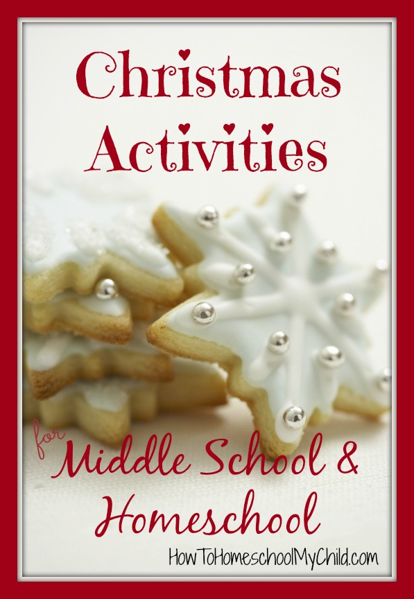 Christmas Activities For Middle School Elementary HomeSchool How To 