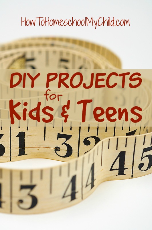 DIY projects for kids & teens {Weekend Links} from HowToHomeschoolMyChild.com
