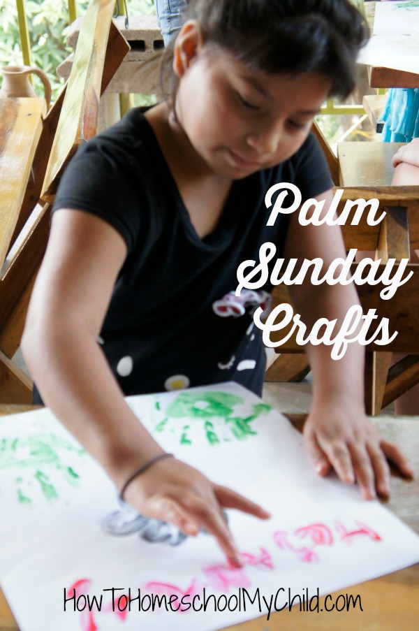 Palm Sunday Crafts for Kids from HowToHomeschoolMyChild.com