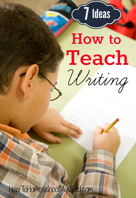 7 Ideas on How to Teach Writing {Weekend Links from HowToHomeschoolMyChild.com}