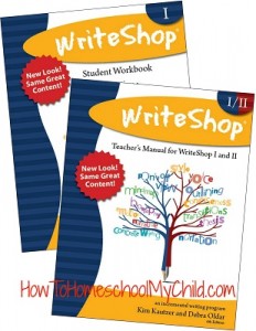 WriteShop 1 & 2; Check out why we love this writing curriculum at www.HowToHomeschoolMyChild.com