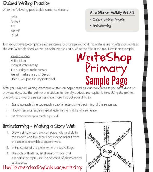 Primary-A-sample-page-8.3-