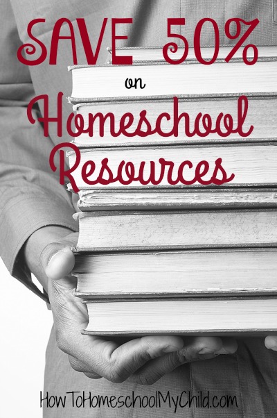 Save 50% on Homeschool Resources - this week only from HowToHomeschoolMyChild.com
