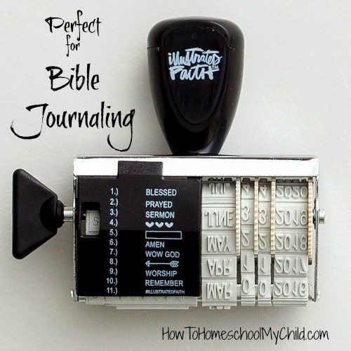 Fun Bible Journaling Tools through Illustrated Faith ... read more at HowToHomeschoolMyChild.com
