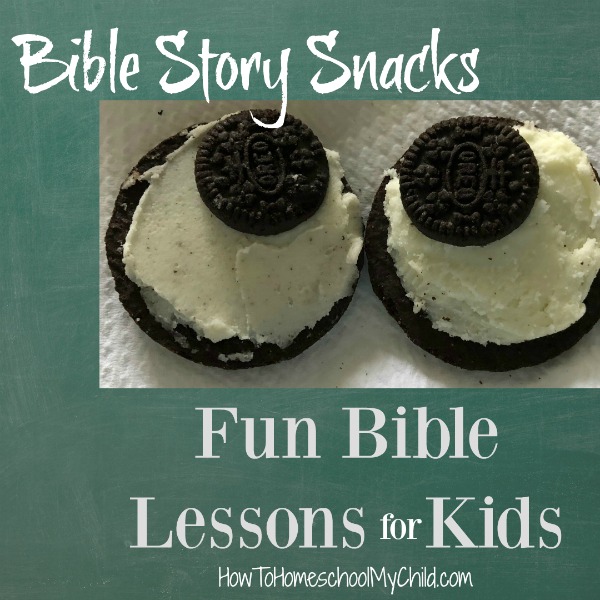 Fun Bible story snacks to make fun Bible lessons for kids. Paul was blinded by light from heaven so you can talk about his eyes being blinded
