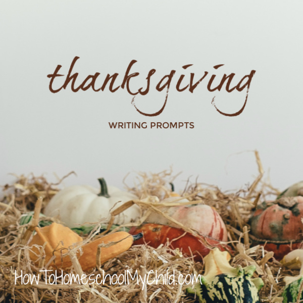 19 Thanksgiving Writing Prompts - free printables