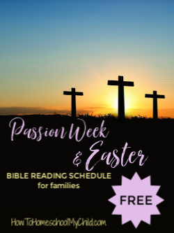 Free Easter Bible Reading Schedule