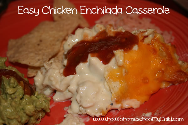 Chicken Enchilada Casserole Recipe - individual