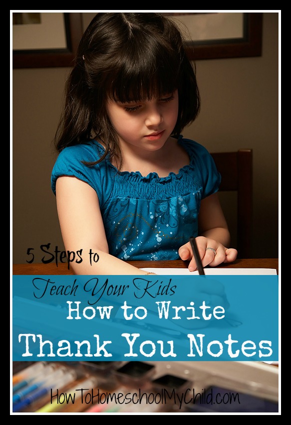 how to write thank you notes - 30 days of thanksgiving activities for kids ~ HowToHomeschoolMyChild.com
