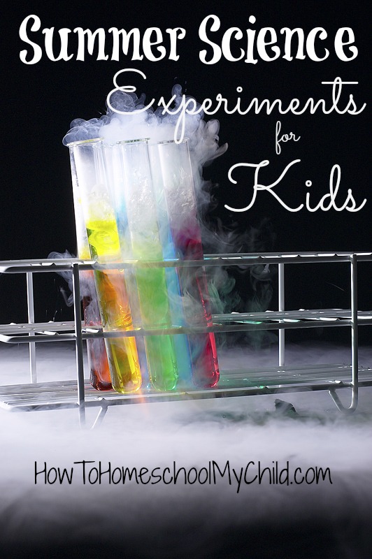 LOTS Summer Science Experiments for Kids {Weekend Links} from HowToHomeschoolMyChild.com