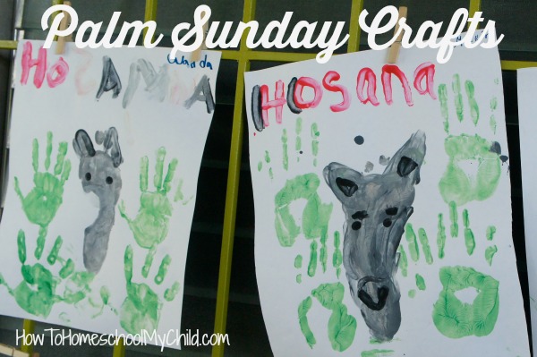 Palm Sunday Crafts for Kids from HowToHomeschoolMyChild.com