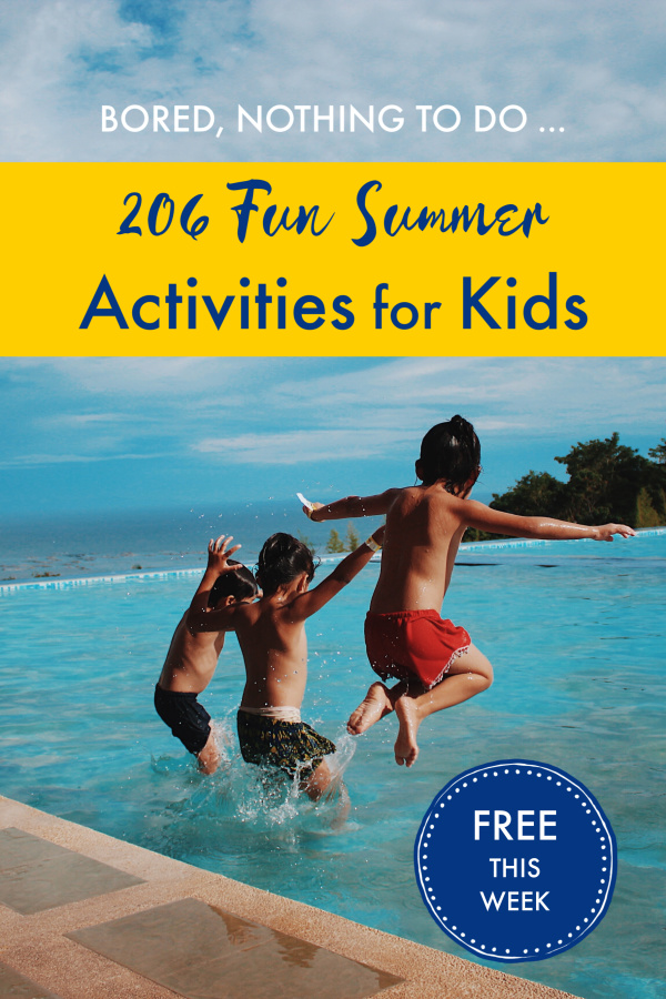 Summer Fun activities for kids