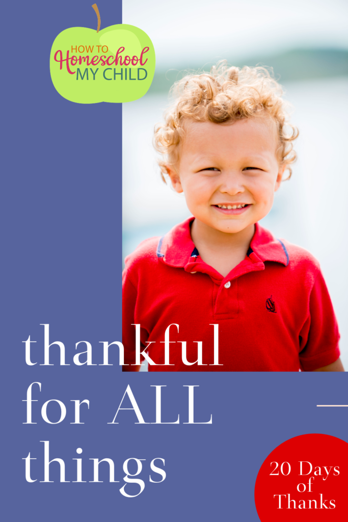 2 steps to being thankful for all things 