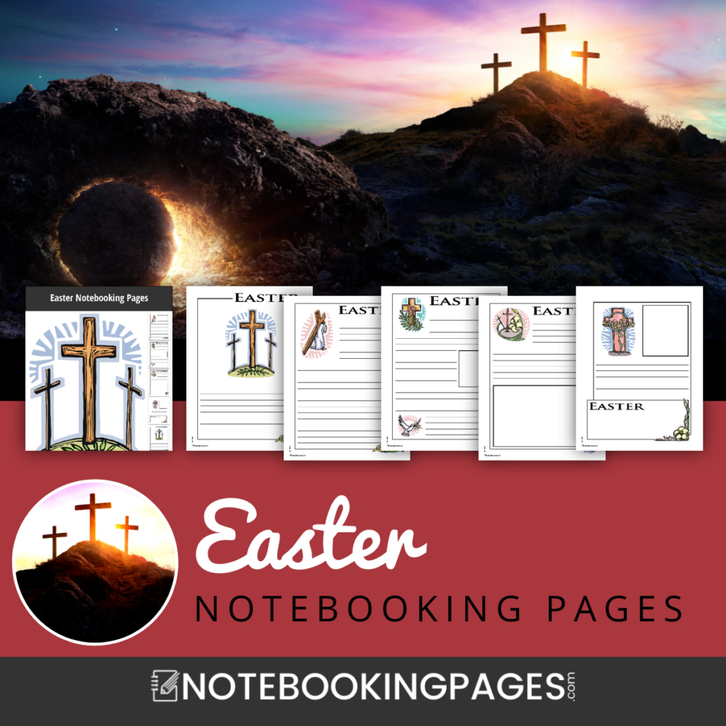 Easter notebooking pages