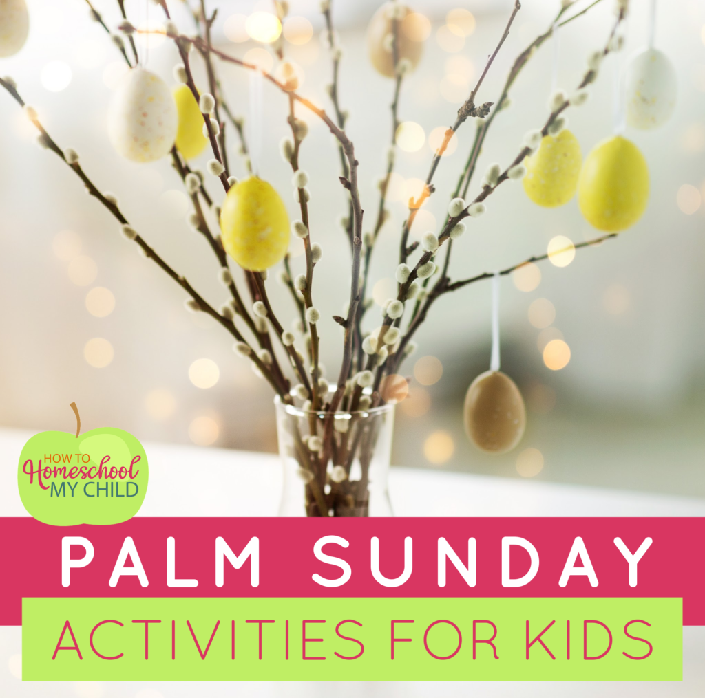 Palm Sunday activities for kids
