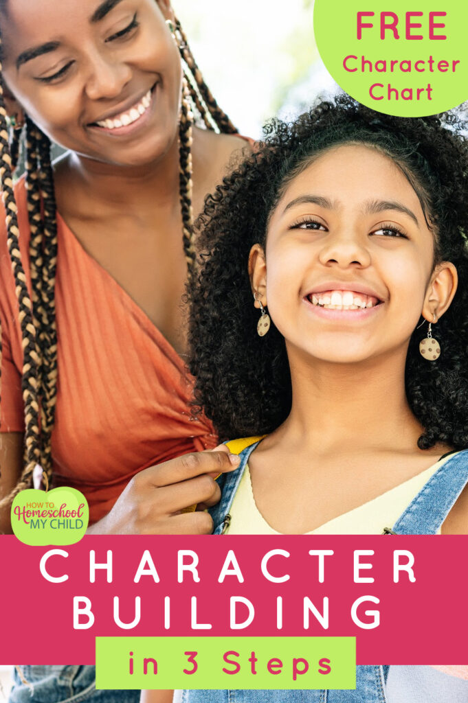 Free Character Building Charts & 3 steps to build character